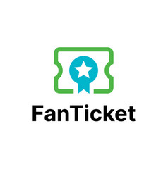 Fan Ticket Star Badge Logo