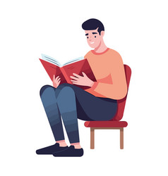 Man Reading A Book