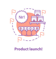 Product Launch Concept Icon