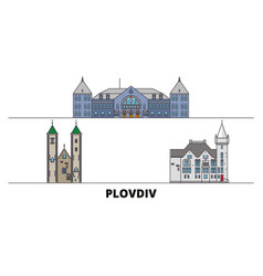 Bulgaria Plovdiv Flat Landmarks