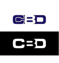 Cbd Letter Unique Logo Design Concept