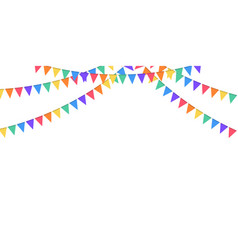 Festive Flags Garland In Lgbt Rainbow Colors