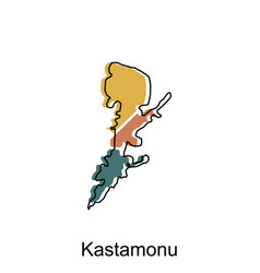 Map Of Kastamonu Province Of Turkey