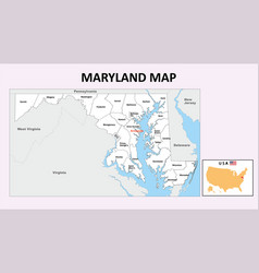 Maryland Map Political