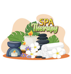 Spa Therapy Text With Objects