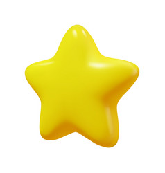 3d Star Luminous Golden Body Icon