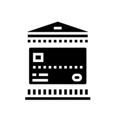 Credit Card Bank Glyph Icon