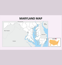 Maryland Map Political