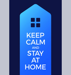 Poster Logo Icon With Text Keep Calm And Stay