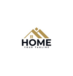 Modern Flat Design Home Interior House Logo Design