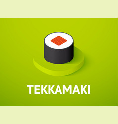 Tekkamaki Isometric Icon Isolated On Color