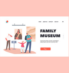 Family Museum Landing Page Template People