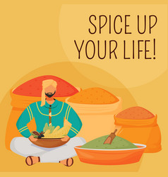 Indian Flavourings Social Media Post Mockup Spice