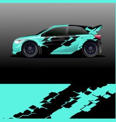 Rally Car Decal Graphic Wrap