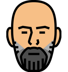 Beard Fade Color Icon