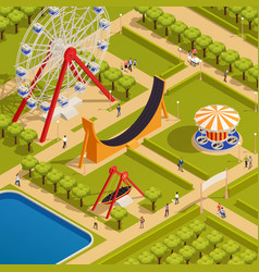 Amusement Park Isometric