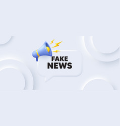 Fake News Tag Media Newspaper Sign Neumorphic