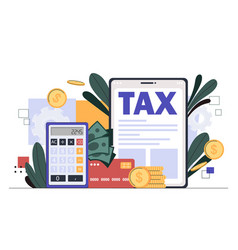 Online Tax Concept