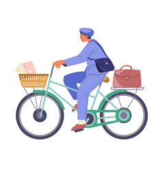 Postman On Bicycle