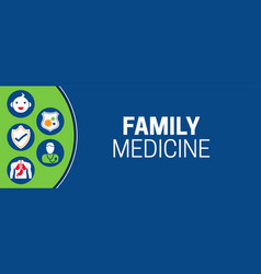 Blue And Green Family Medicine Background