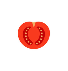 Half Tomato Clipart