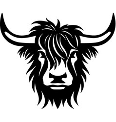 Highland Cow - Black And White