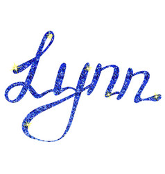 Lynn Name Lettering Tinsels