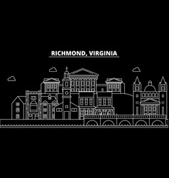 Richmond Silhouette Skyline Usa