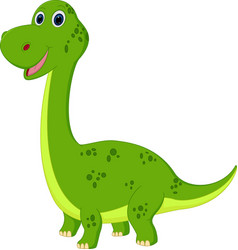 Happy dinosaur cartoon Royalty Free Vector Image