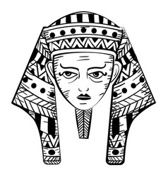 Egyptian Pharaoh Mask Icon