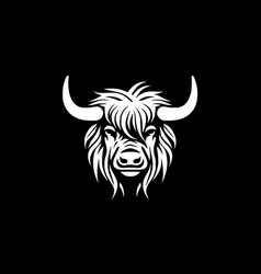 Highland Cow - Minimalist And Simple Silhouette