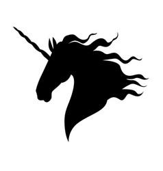 Galloping unicorn Royalty Free Vector Image - VectorStock