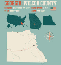 Map Wilcox County In Georgia