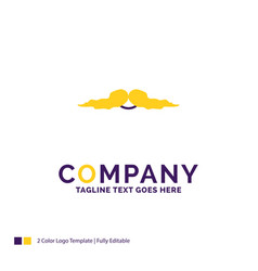 Company Name Logo Design For Moustache Hipster