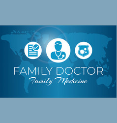 Family Doctor And Medicine Banner Background