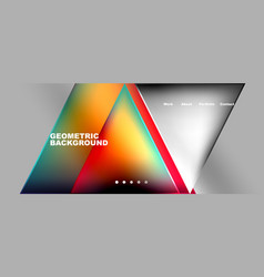 Gradient Triangle Geometric Minimal Wallpaper