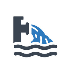 Industrial Sewage Icon