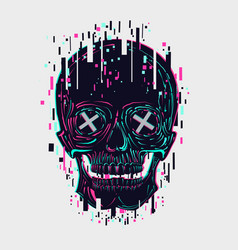 Skull Glitch Style