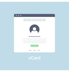 Vcard Wireframe