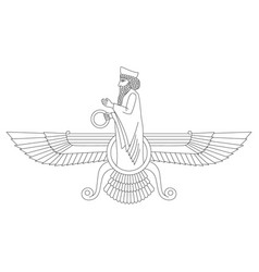 Ancient Sumerian Symbol Faravahar