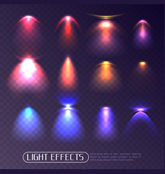 Colored Light Effects Transparent Set