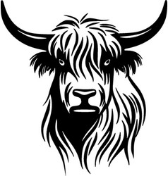 Highland Cow - Black And White