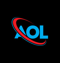 Aol Logo Letter Letter Logo Design