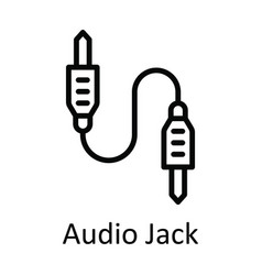 Audio Jack Outline Icon Design