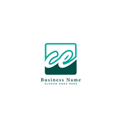 C E Ce Initial Letter Handwritten Signature Logo