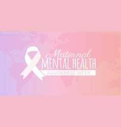 Pink Maternal Mental Health Awareness Week