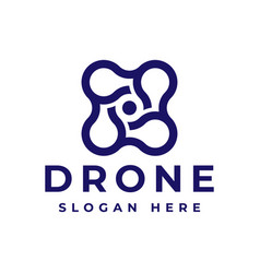 Modern Drone Photography Logo Design