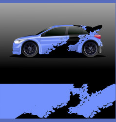 Rally Car Decal Graphic Wrap