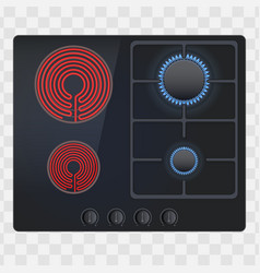 Surface Electric And Gas Hob