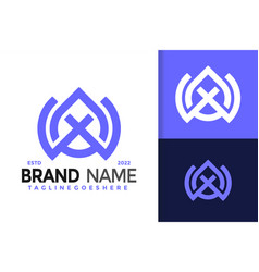 A Letter Drop Logo Design Brand Identity Logos